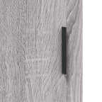 Comodini 2 pz Grigio Sonoma 40x40x50 cm in Legno Multistrato