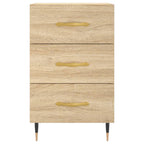 Comodino Rovere Sonoma 40x40x66 cm in Legno Multistrato