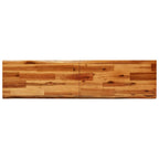 Panca con Bordi Vivi 140 cm in Legno Massello di Acacia