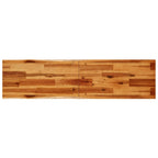 Tavolo Consolle Bordi Vivi 140x40x80 cm Legno Massello Acacia