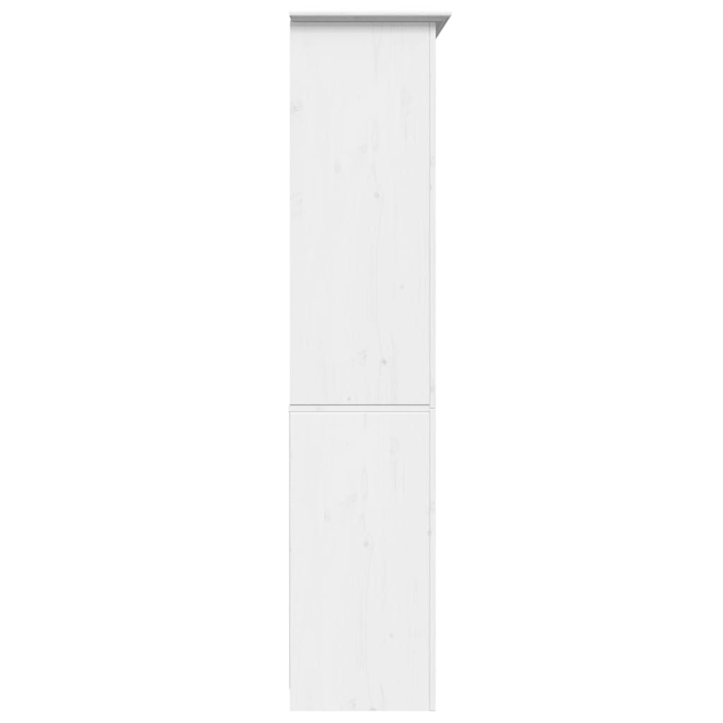 Libreria BODO 82x40x173 cm in Legno Massello di Pino Bianco