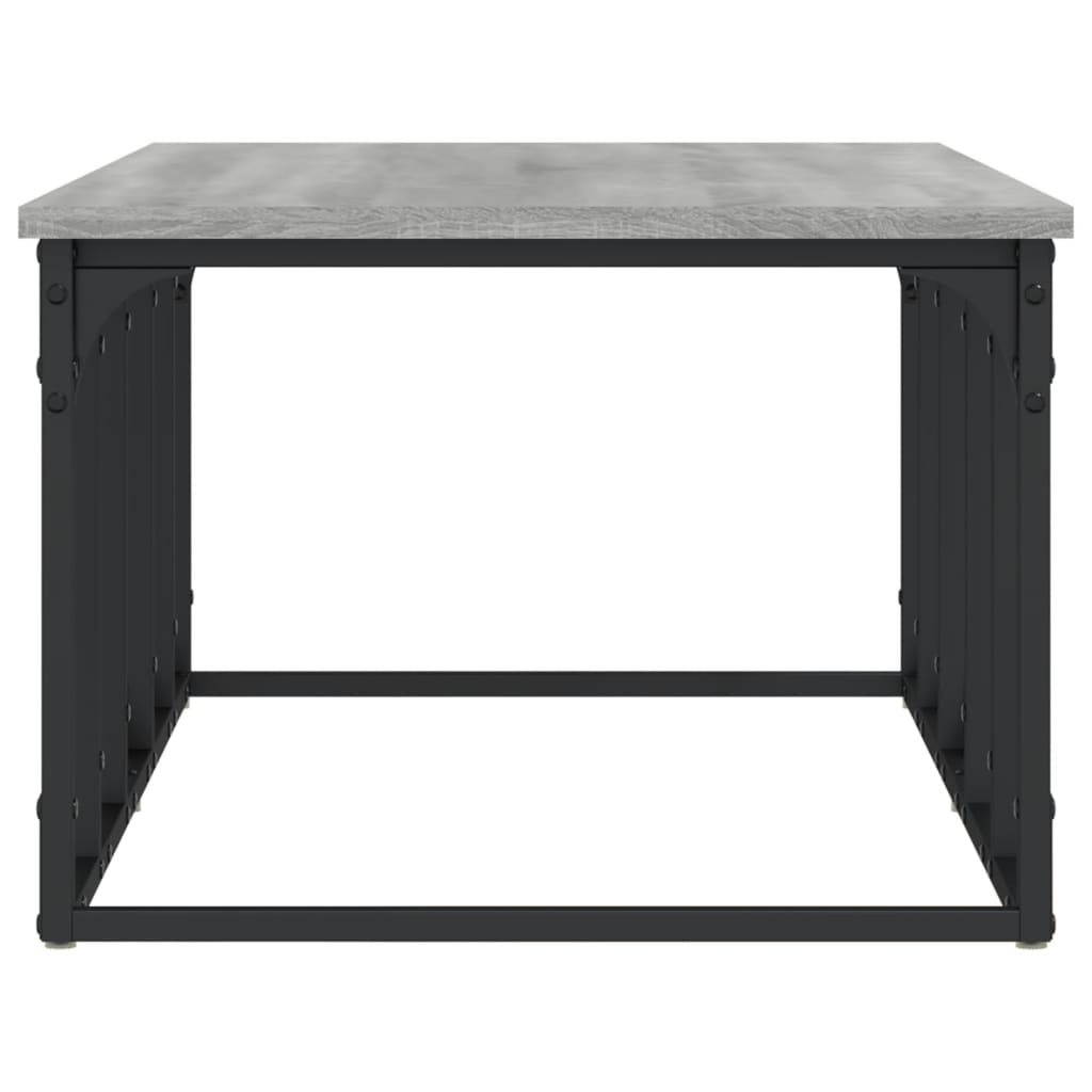 Tavolino Salotto Grigio Sonoma 100x50x35,5cm Legno Multistrato