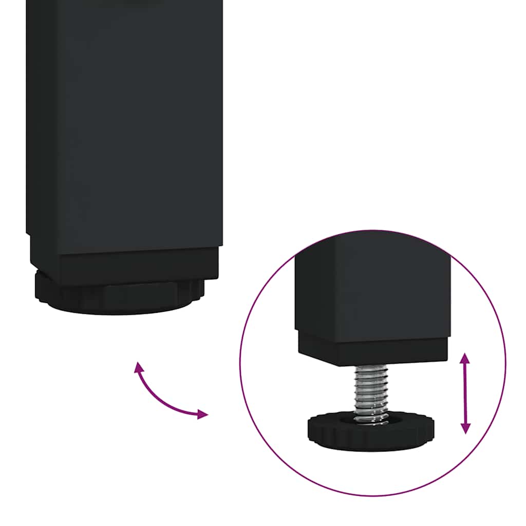 Tavolino Consolle Cassetti e Ripiani Rovere Sonoma Multistrato