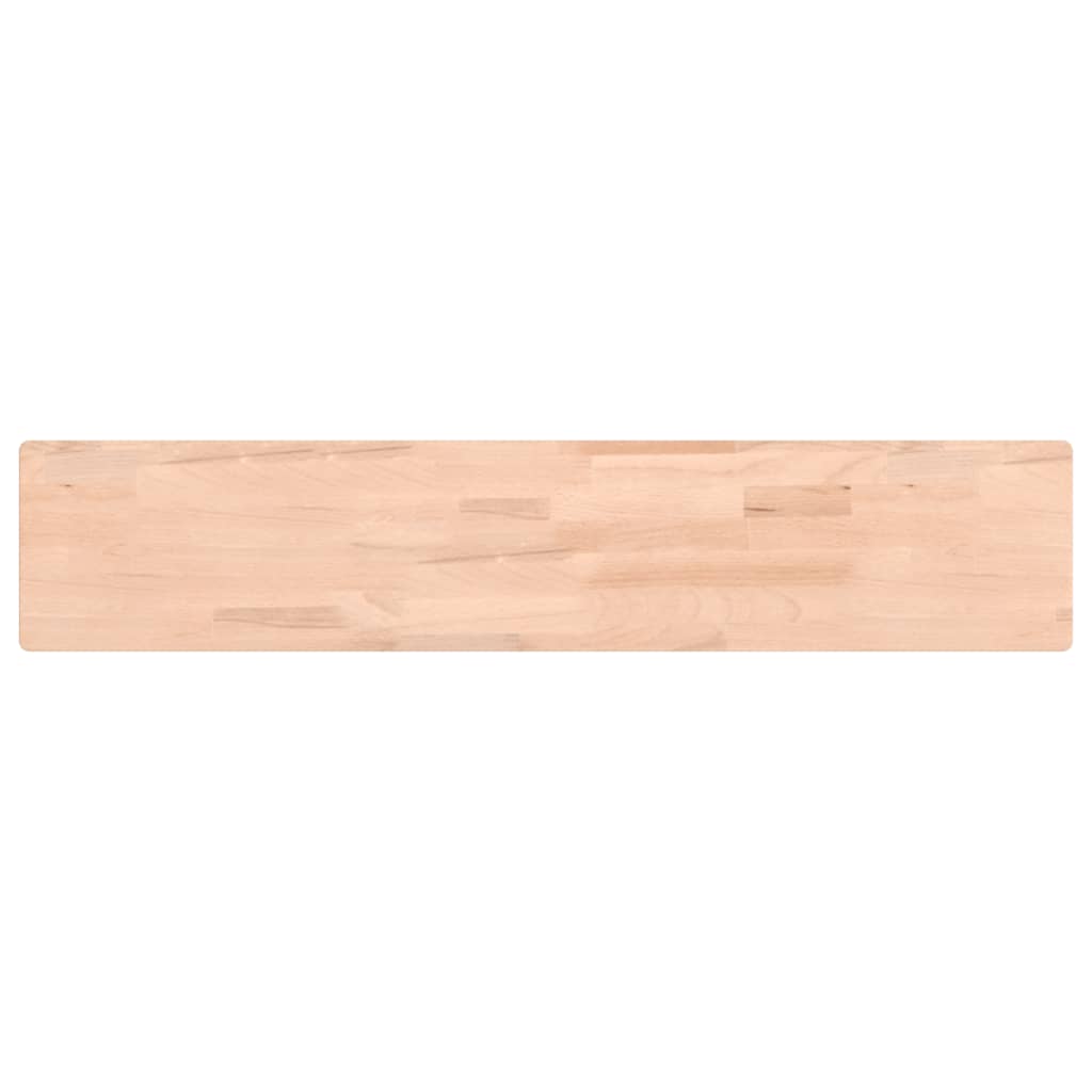 Mensola a Parete 100x20x4 cm in Legno Massello di Faggio