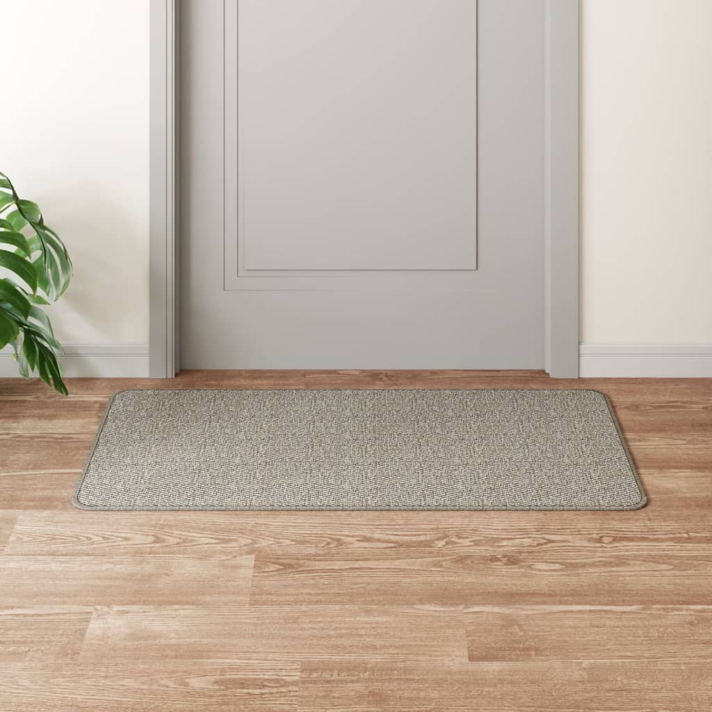 Tappeto Corsia Aspetto Sisal Platina 50x100 cm