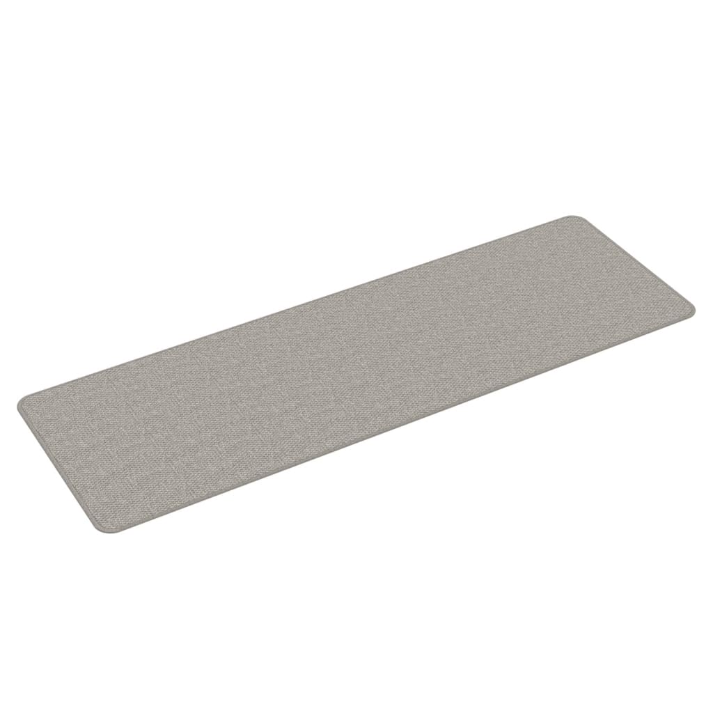 Tappeto Corsia Aspetto Sisal Platina 50x150 cm