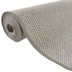 Tappeto Corsia Aspetto Sisal Platina 80x400 cm