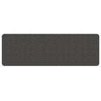Tappeto Corsia Aspetto Sisal Antracite 50x150 cm