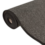 Tappeto Corsia Aspetto Sisal Antracite 50x200 cm