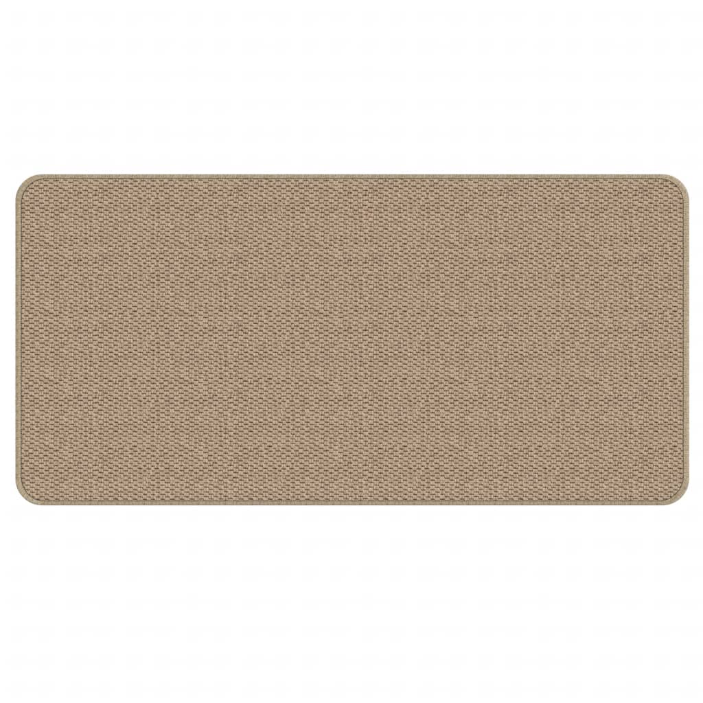 Tappeto Corsia Aspetto Sisal Sabbia 50x100 cm