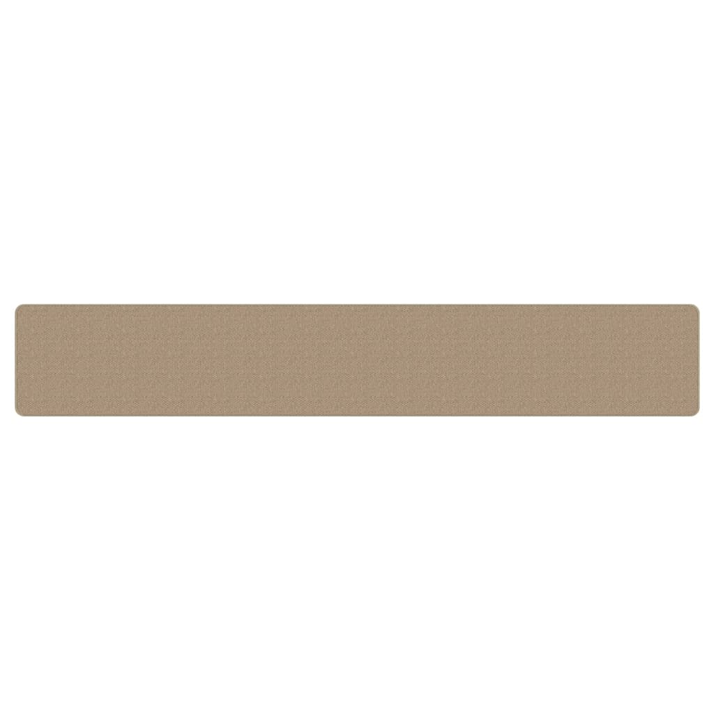Tappeto Corsia Aspetto Sisal Sabbia 50x300 cm