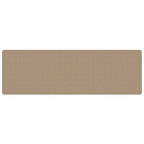 Tappeto Corsia Aspetto Sisal Sabbia 80x250 cm