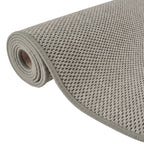 Tappeto Corsia Aspetto Sisal Argento 80x300 cm