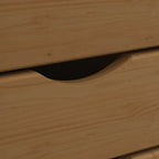 Armadietto Rotante con Cassetti MOSS ambra Legno Massello Pino