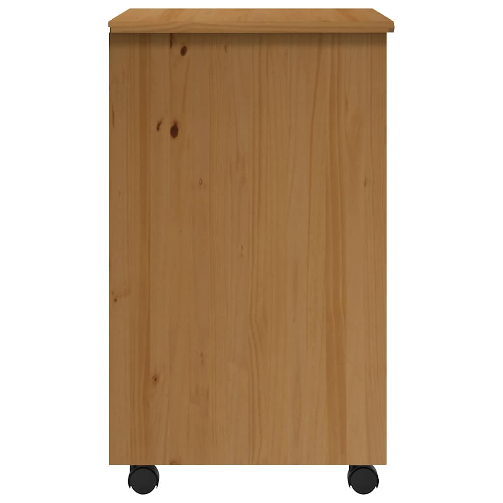 Armadietto Rotante con Cassetti MOSS ambra Legno Massello Pino