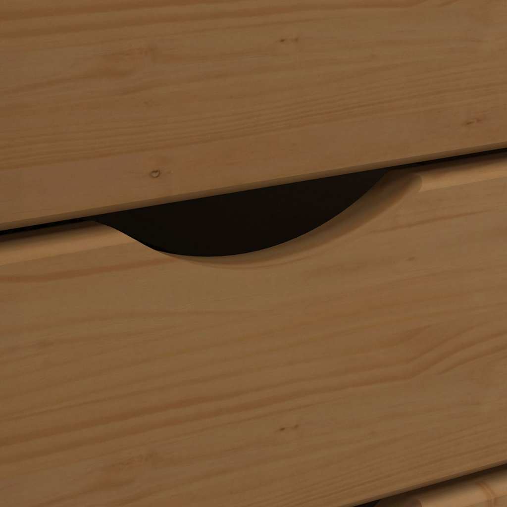 Armadietto Rotante con Cassetti MOSS ambra Legno Massello Pino