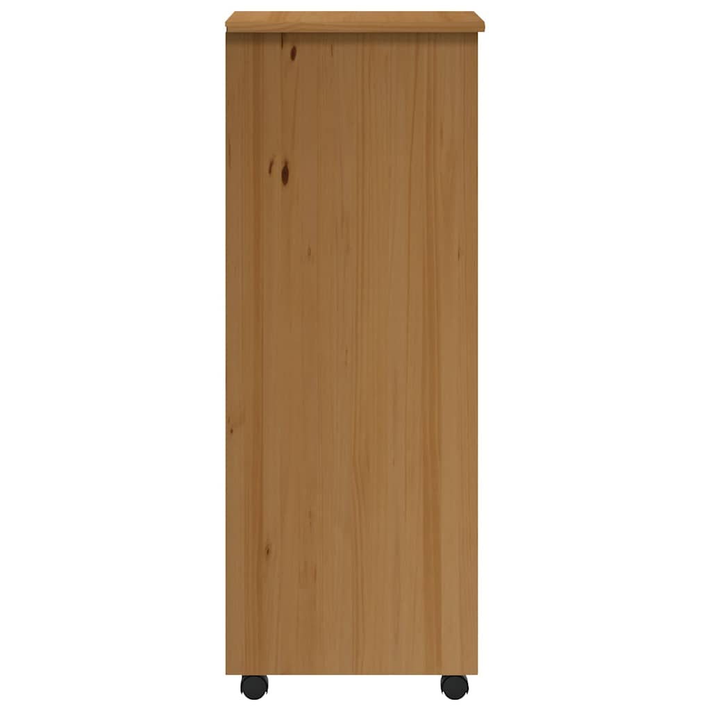 Armadietto Rotante con Cassetti MOSS ambra Legno Massello Pino