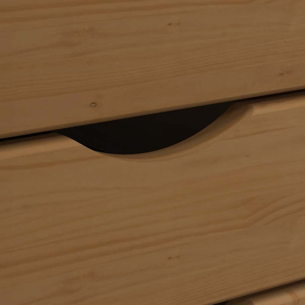 Armadietto Rotante con Cassetti MOSS ambra Legno Massello Pino