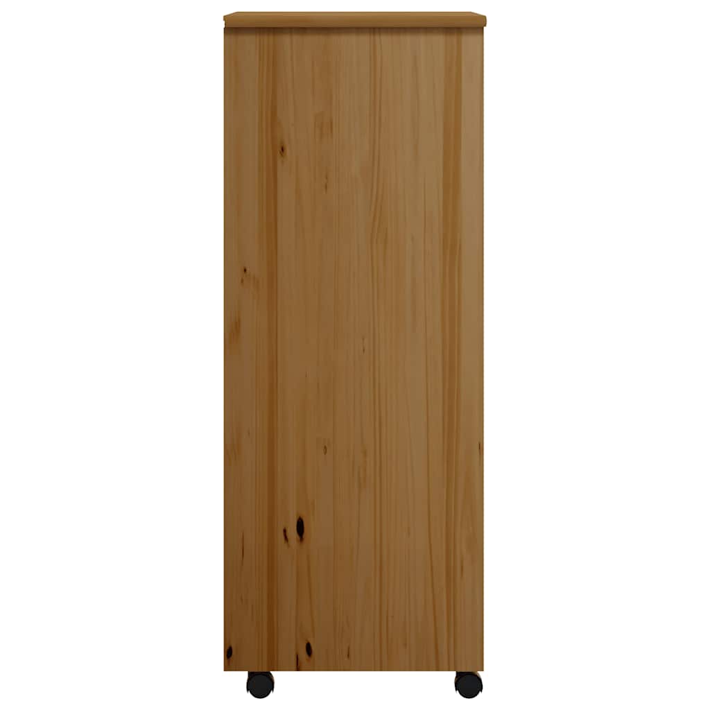 Armadietto Rotante con Cassetti MOSS ambra Legno Massello Pino