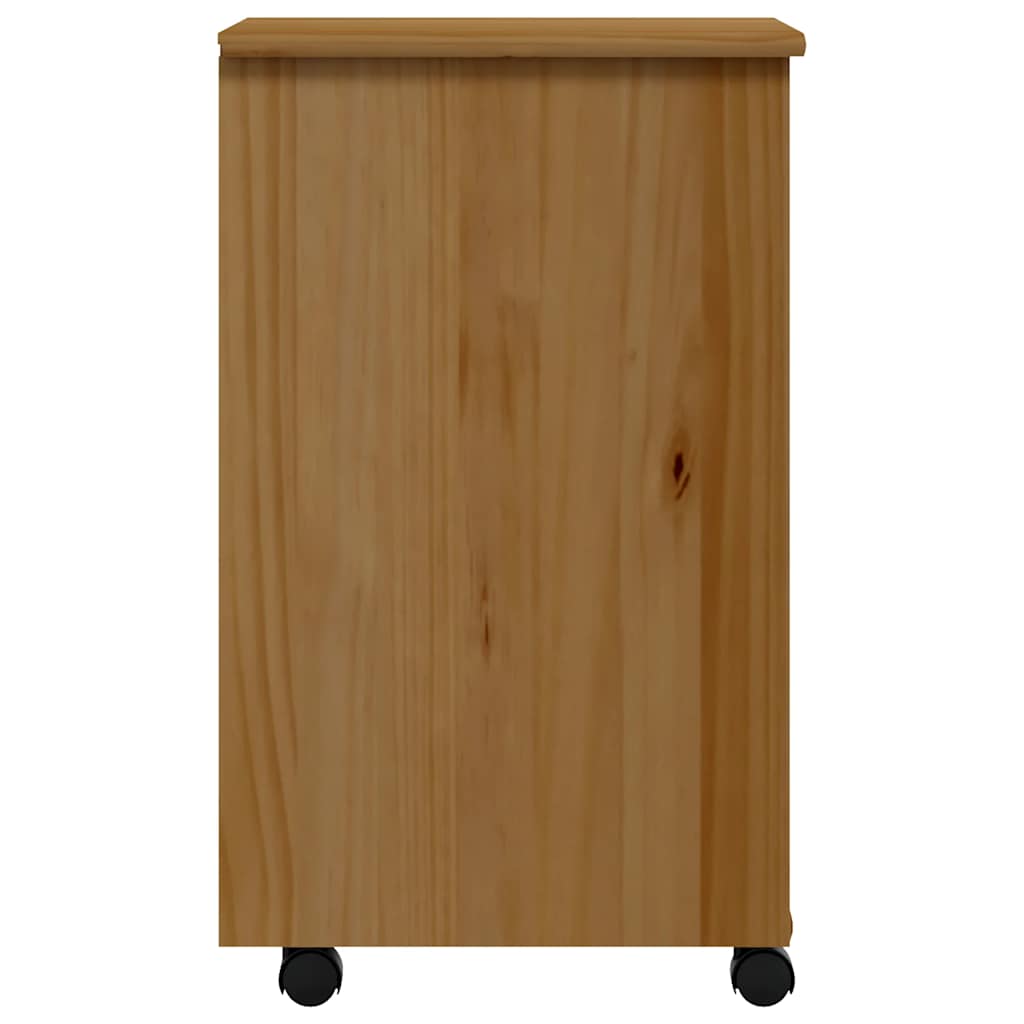 Armadietto Rotante con Cassetti MOSS ambra Legno Massello Pino