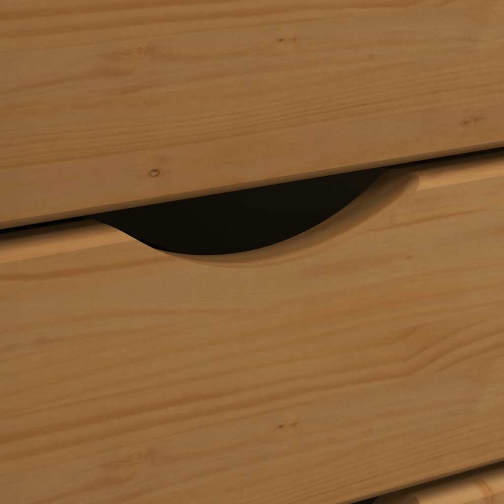 Armadietto Rotante con Cassetti MOSS ambra Legno Massello Pino