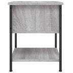 Comodini 2 pz Grigio Sonoma 34x35,5x45 cm in Legno Multistrato
