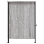Comodino Grigio Sonoma 40x42x60 cm in Legno Multistrato