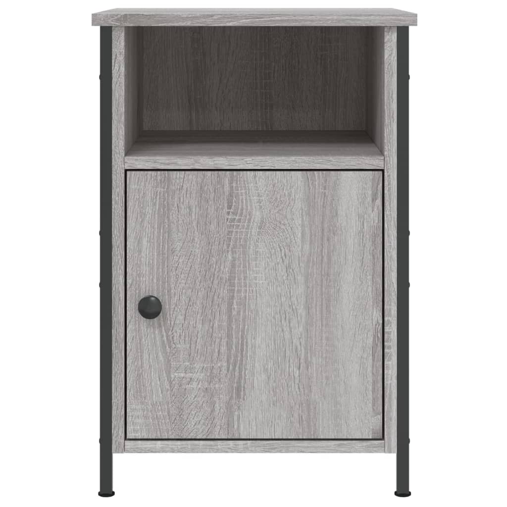 Comodini 2 pz Grigio Sonoma 40x42x60 cm in Legno Multistrato