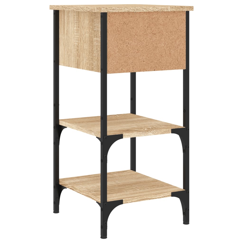 Comodini 2 pz Rovere Sonoma 34x36x70 cm in Legno Multistrato