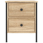 Comodino Rovere Sonoma 40x42x50 cm in Legno Multistrato