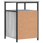 Comodini 2 pz Grigio Sonoma 40x42x60 cm in Legno Multistrato