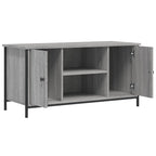 Mobile Porta TV Grigio Sonoma 100x40x50 cm in Legno Multistrato