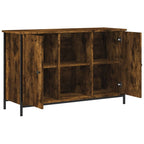 Mobile TV Rovere Fumo 100x35x65 cm in Legno Multistrato