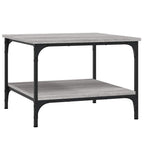 Tavolino da Salotto Grigio Sonoma 55x55x40 cm Legno Multistrato