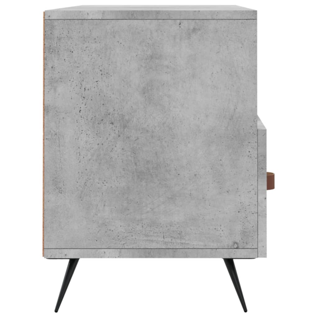 Mobile Porta TV Grigio Cemento 102x36x50 cm Legno Multistrato