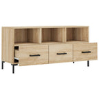 Mobile Porta TV Rovere Sonoma 102x36x50 cm in Legno Multistrato