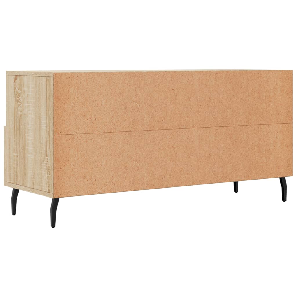 Mobile Porta TV Rovere Sonoma 102x36x50 cm in Legno Multistrato