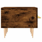 Mobile Porta TV Rovere Fumo 150x36x30 cm in Legno Multistrato
