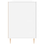 Scrivania Bianca 140x50x75 cm in Legno Multistrato