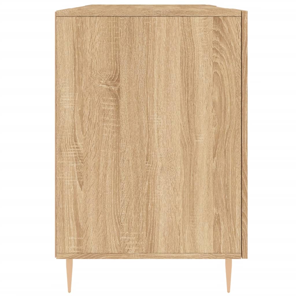 Scrivania Rovere Sonoma 140x50x75 cm in Legno Multistrato