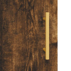 Scrivania Rovere Fumo 140x50x75 cm in Legno Multistrato