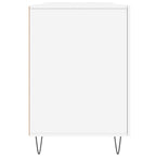 Scrivania Bianca 140x50x75 cm in Legno Multistrato