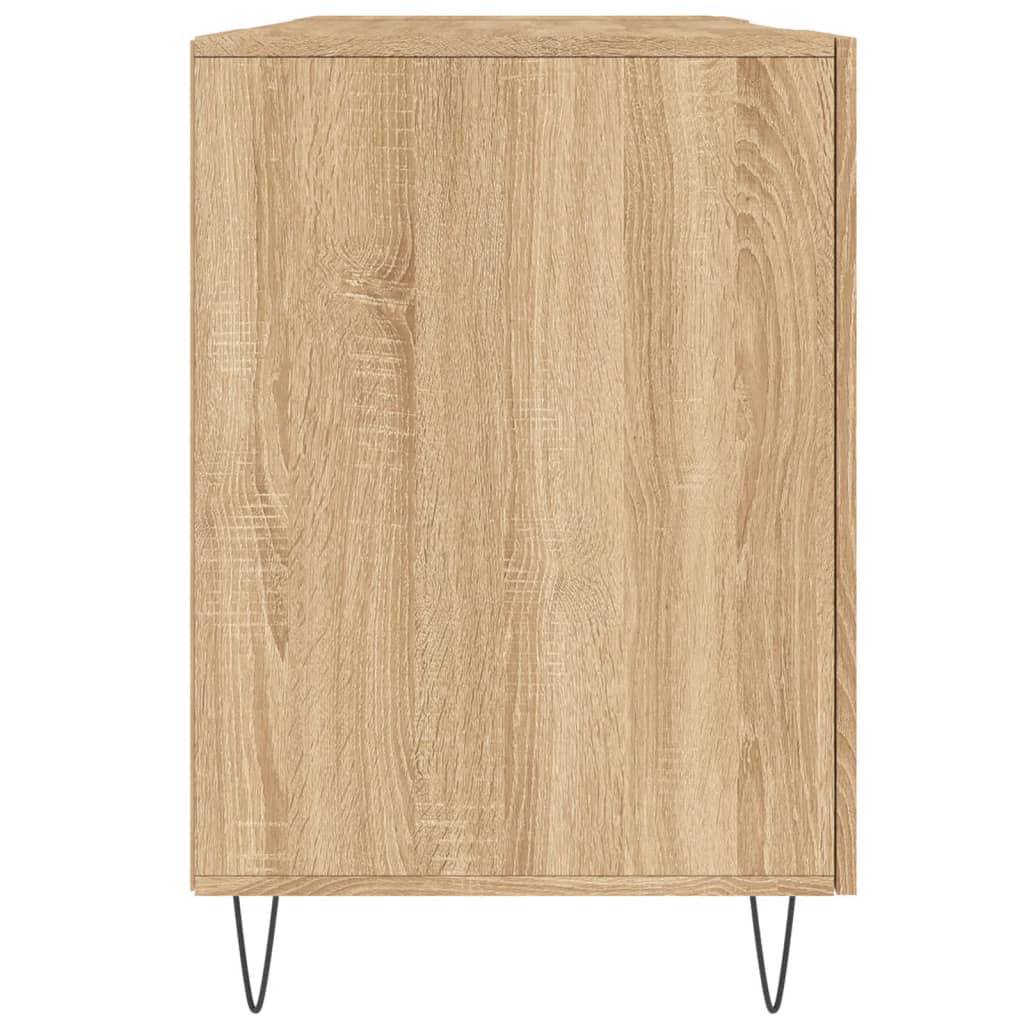 Scrivania Rovere Sonoma 140x50x75 cm in Legno Multistrato