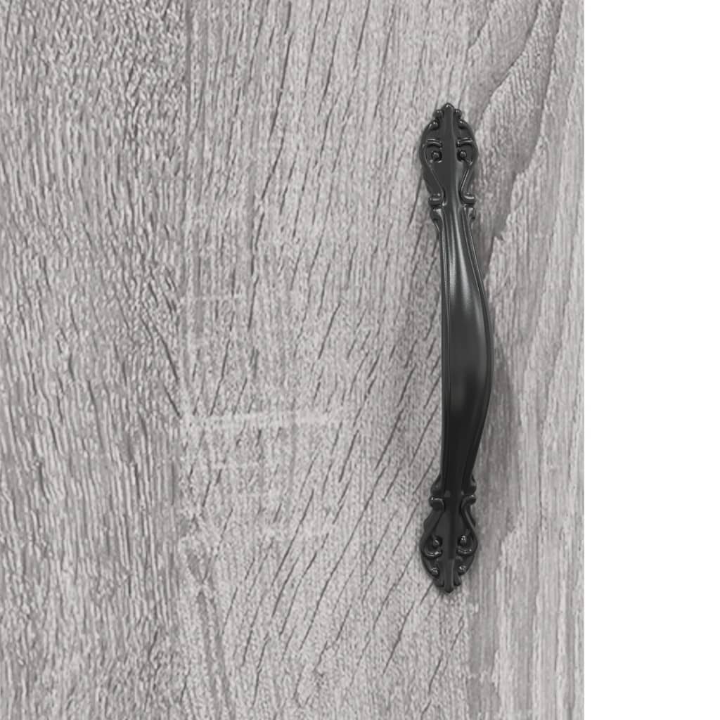 Scrivania Grigio Sonoma 140x50x75 cm in Legno Multistrato