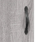 Scrivania Grigio Sonoma 140x50x75 cm in Legno Multistrato