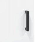Scrivania Bianco Lucido 140x50x75 cm in Legno Multistrato