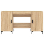 Scrivania Rovere Sonoma 140x50x75 cm in Legno Multistrato