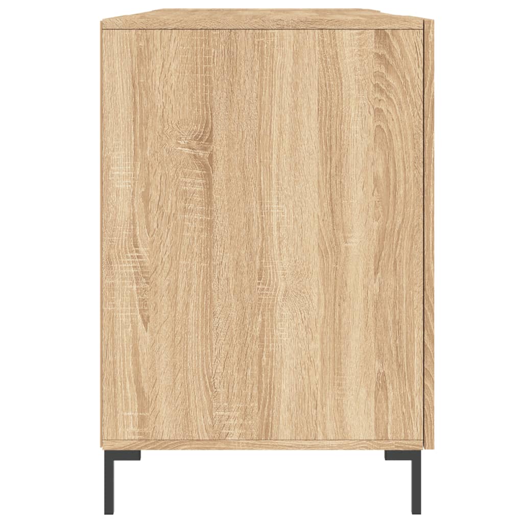 Scrivania Rovere Sonoma 140x50x75 cm in Legno Multistrato