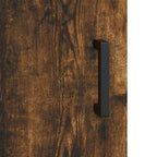 Scrivania Rovere Fumo 140x50x75 cm in Legno Multistrato