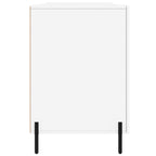 Scrivania Bianco Lucido 140x50x75 cm in Legno Multistrato